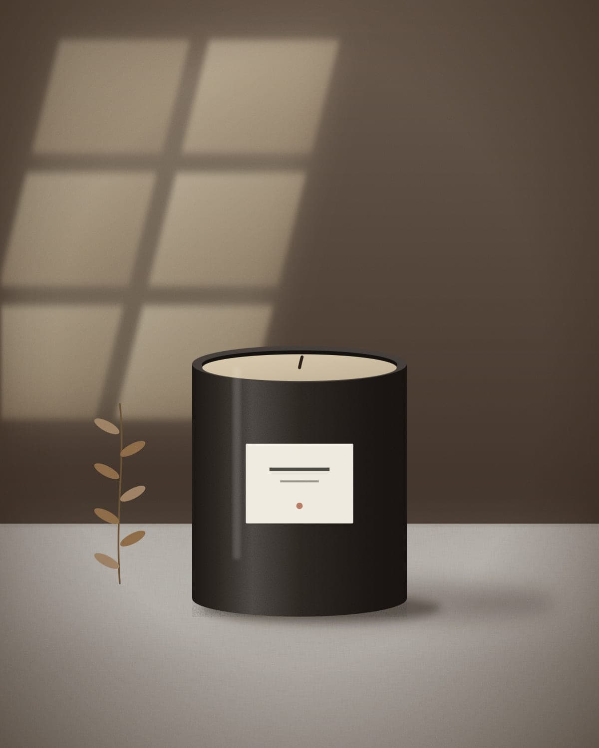 Kakkelovn candle in a hand-poured ceramic vessel